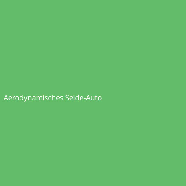 Aerodynamisches Seide-Auto