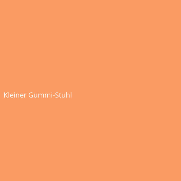 Kleiner Gummi-Stuhl