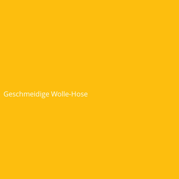 Geschmeidige Wolle-Hose