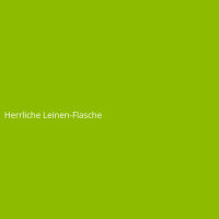 Herrliche Leinen-Flasche
