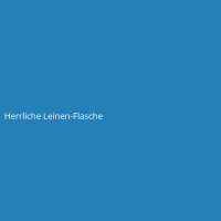 Herrliche Leinen-Flasche