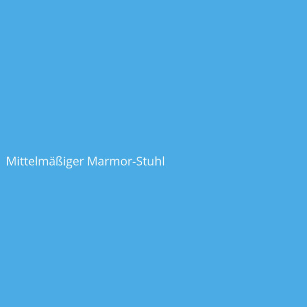 Mittelmäßiger Marmor-Stuhl