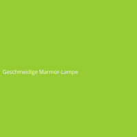 Geschmeidige Marmor-Lampe