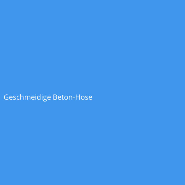Geschmeidige Beton-Hose