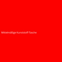 Mittelmäßige Kunststoff-Tasche