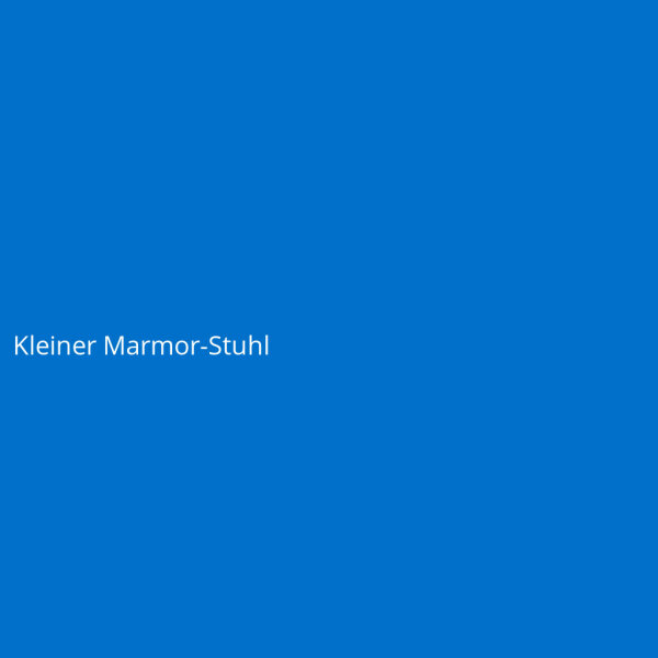 Kleiner Marmor-Stuhl