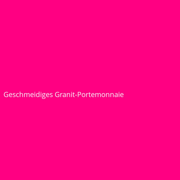 Geschmeidiges Granit-Portemonnaie