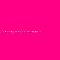 Geschmeidiges Granit-Portemonnaie
