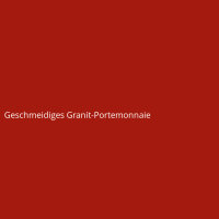 Geschmeidiges Granit-Portemonnaie